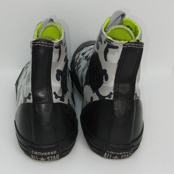 Converse Chuck Taylor Hi Top Camo Rubber Pre-owned Women's Sneakers - sz. 5 WOW! - Picture 4 of 6